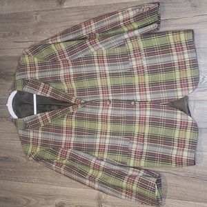 Polo by Ralph Lauren Custom Lightweight Cotton Sport Coat Tartan Plaid Check 40R